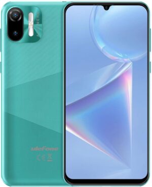 Ulefone Smartphone Pas Cher, Note 6 Android 11 6,1Pouce 32Go+1Go 128 Go Extensible 3300mAh Face ID 5MP Caméra 3G Telephone Portable Debloque Pas Cher Double Nano SIM 2Ans Garantie (Vert)